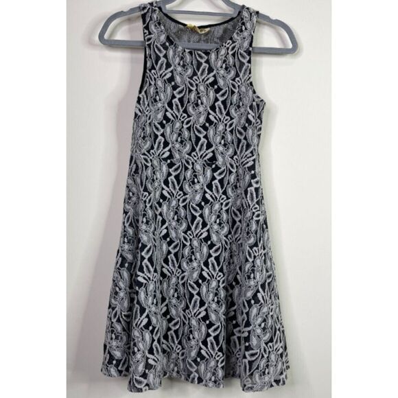Free People Miles Of Lace Sleeveless Skater Dress Women's Size XS - Picture 7 of 7